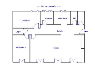 Maison - 80 m² - 4 pièces