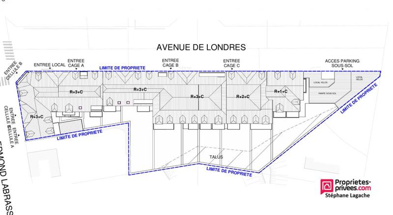 Appartement - 61 m² - 3 pièces