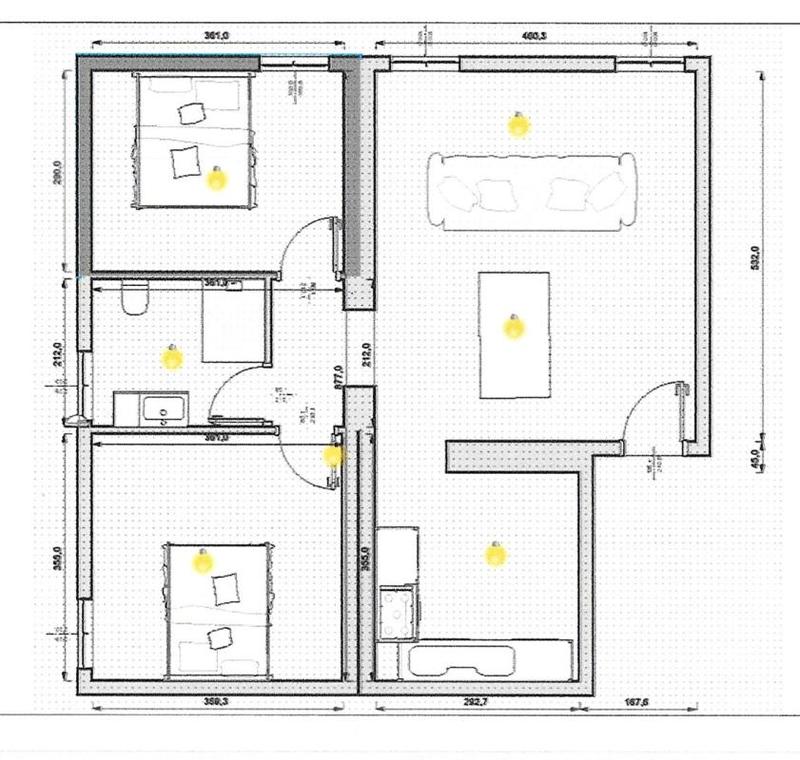 Appartement - 64 m² - 3 pièces
