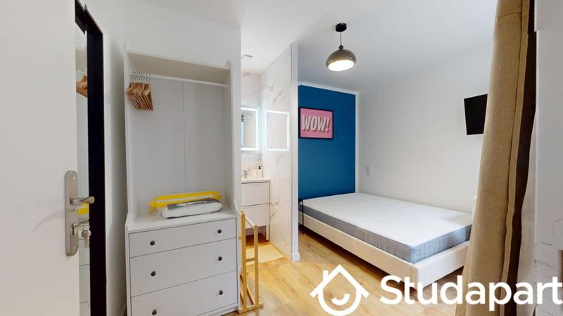 Chambre - 11 m² - 1 pièce