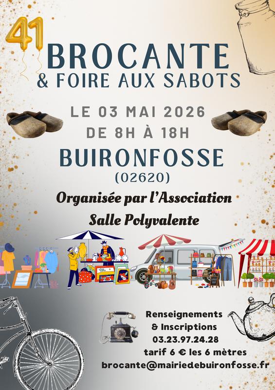 Foire à la brocante et aux sabots