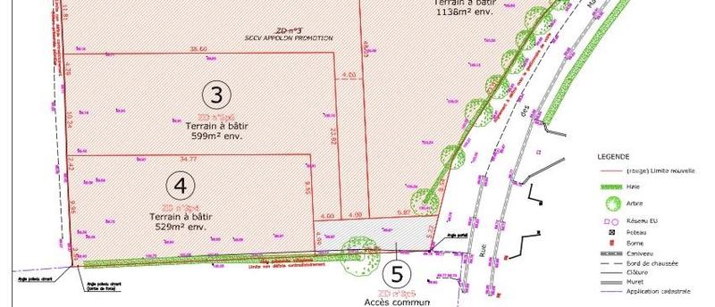 Terrain constructible - 529 m²