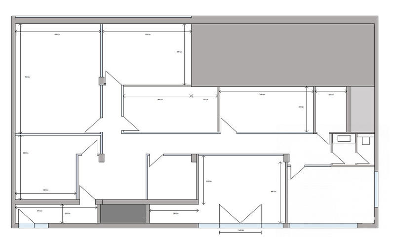 Bureau - 200 m² - 8 pièces