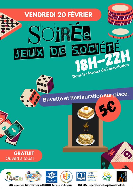 Soirée jeux de société
