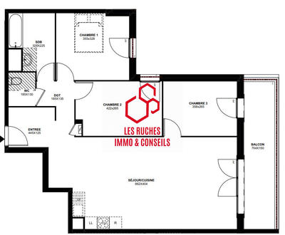 Appartement - 87 m² - 4 pièces