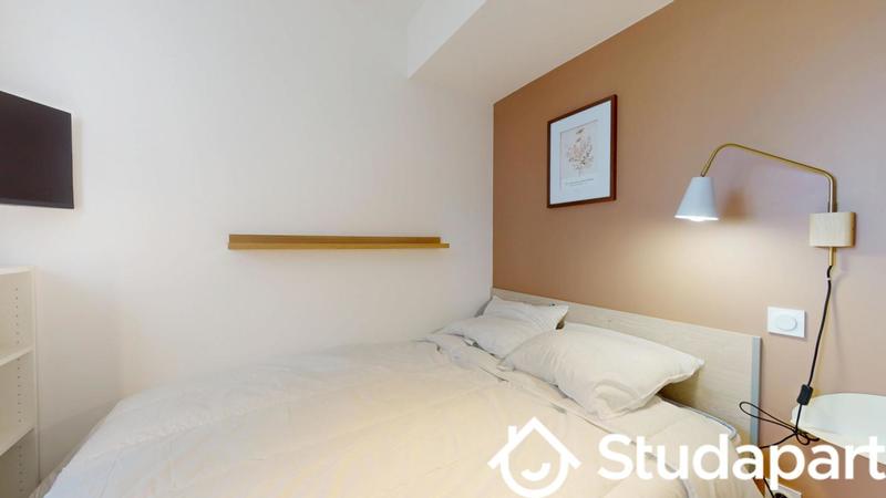 Chambre - 9 m² - 1 pièce