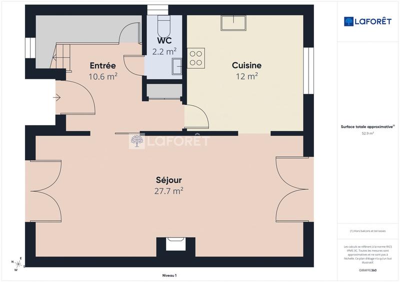 Maison - 88 m² - 4 pièces