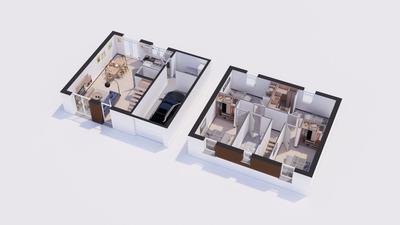 Maison - 92 m² - 6 pièces