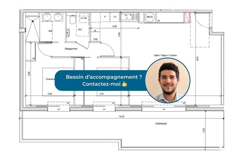 Appartement - 73 m² - 3 pièces