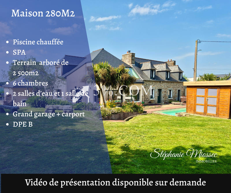 Maison en pierre - 280 m² - 8 pièces