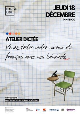Atelier Dictée - Initiative bénévoles | Bar de l’Autre Lieu