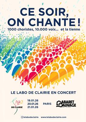 Le Labo de Clairie lance sa tournée &quot;Ce soir, on chante !&quot; au Cabaret Sauvage
