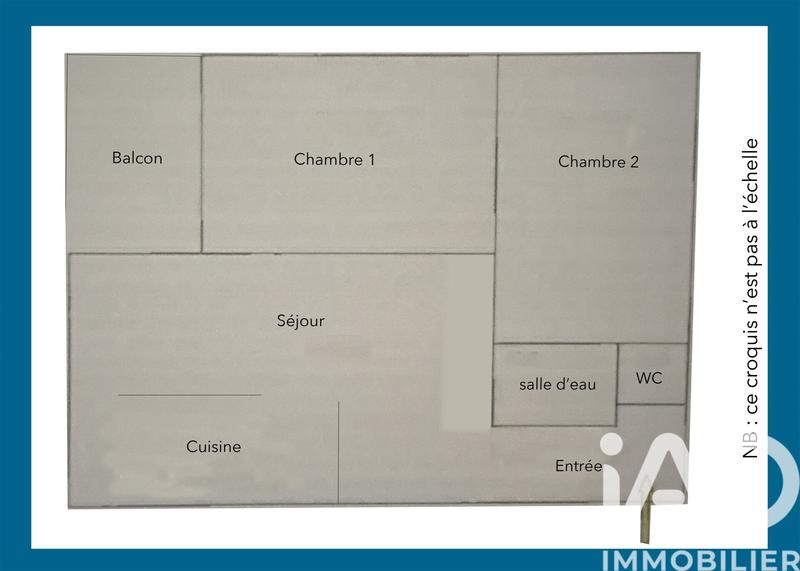 Appartement - 60 m² - 3 pièces