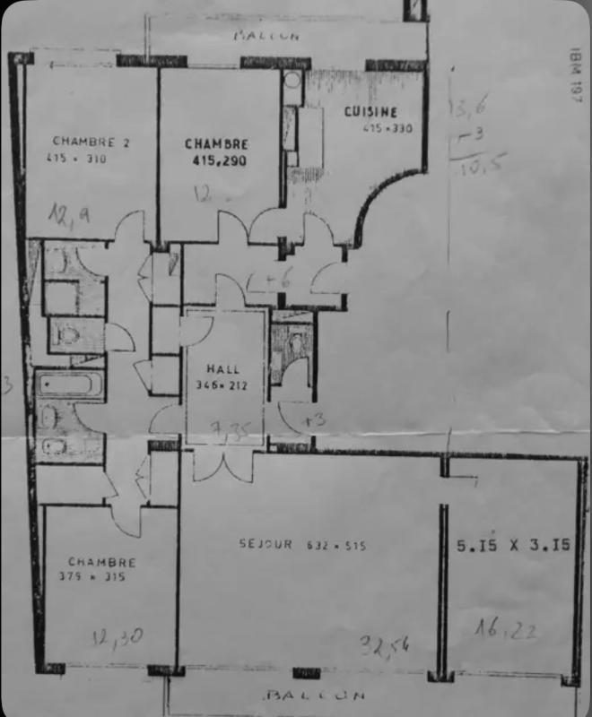 Appartement - 132 m² - 5 pièces