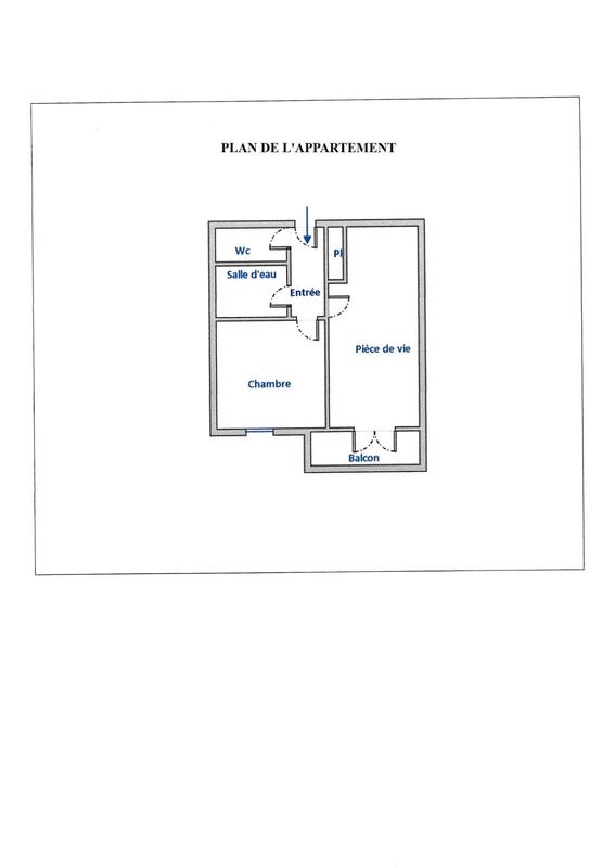 Appartement - 29 m² - 2 pièces