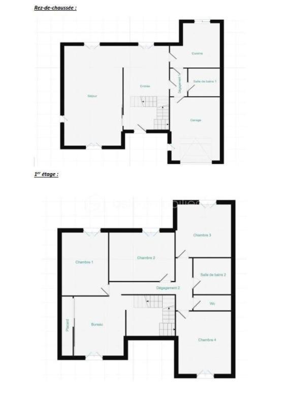 Maison de ville - 120 m² - 6 pièces