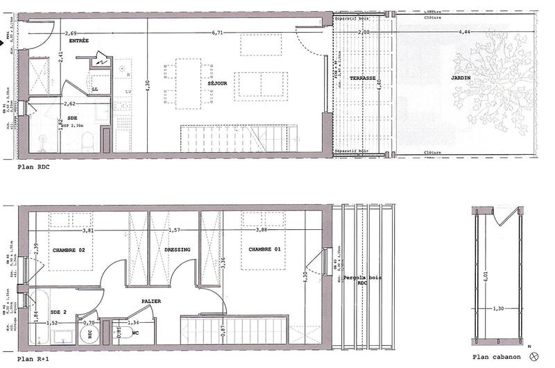 Maison - 73 m² - 3 pièces