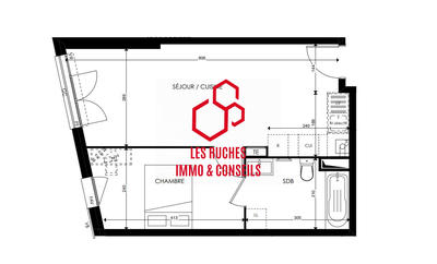 Appartement - 41 m² - 2 pièces
