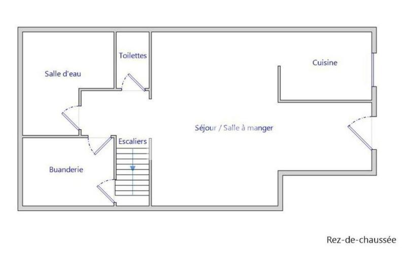Maison de ville - 83 m² - 5 pièces