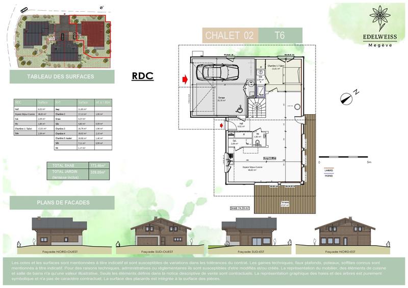 Châlet - 173 m² - 6 pièces