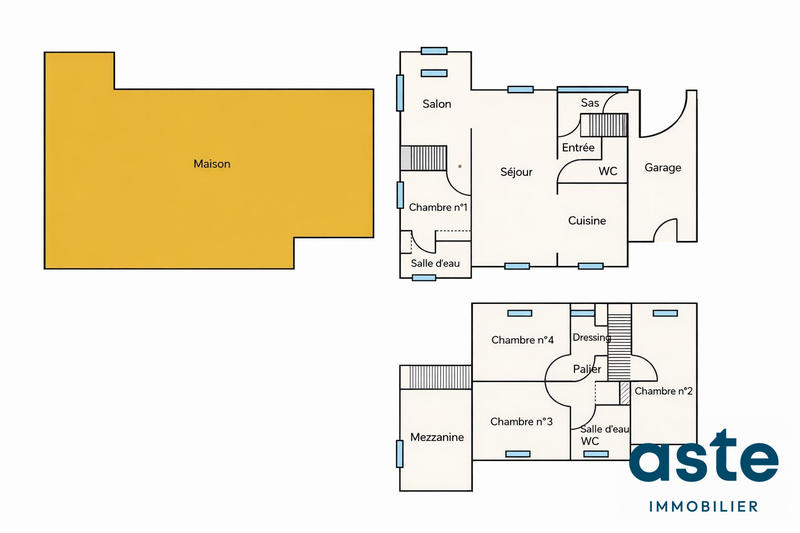 Maison - 119 m² - 6 pièces