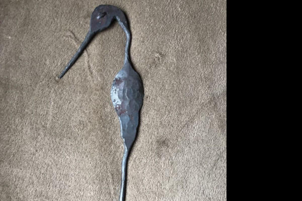 Atelier - Cigogneau en fer forgé