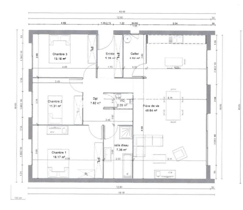 Maison - 119 m² - 4 pièces
