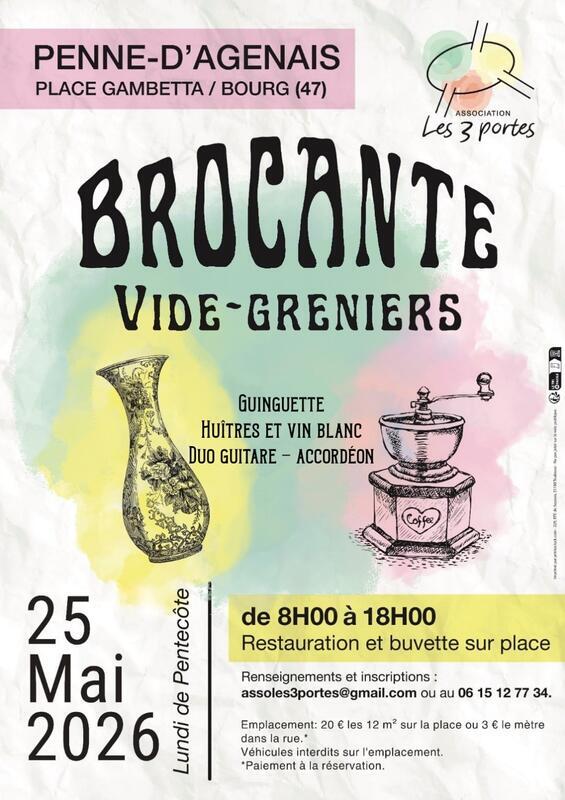 Brocante et vide grenier