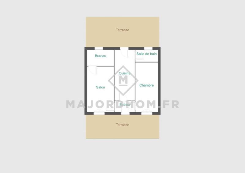 Appartement - 41 m² - 2 pièces