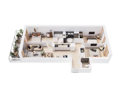 Appartement - 81 m² - 4 pièces