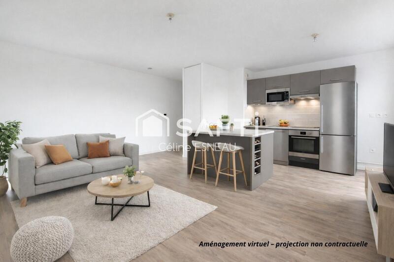 Appartement - 59 m² - 3 pièces