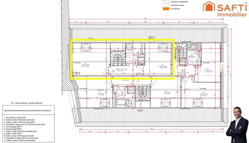 Appartement - 63 m² - 3 pièces