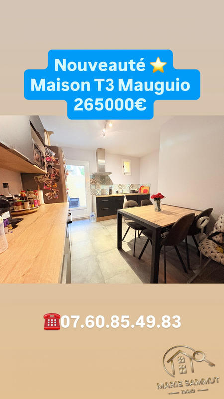 Maison - 54 m² - 3 pièces