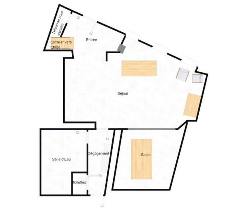 Maison de ville - 90 m² - 4 pièces