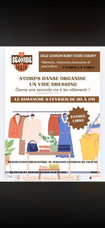 Vide dressing puériculture - association a'corps danse