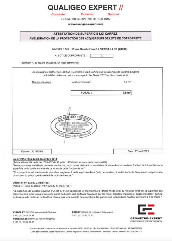 Local commercial - 17 m² - 2 pièces