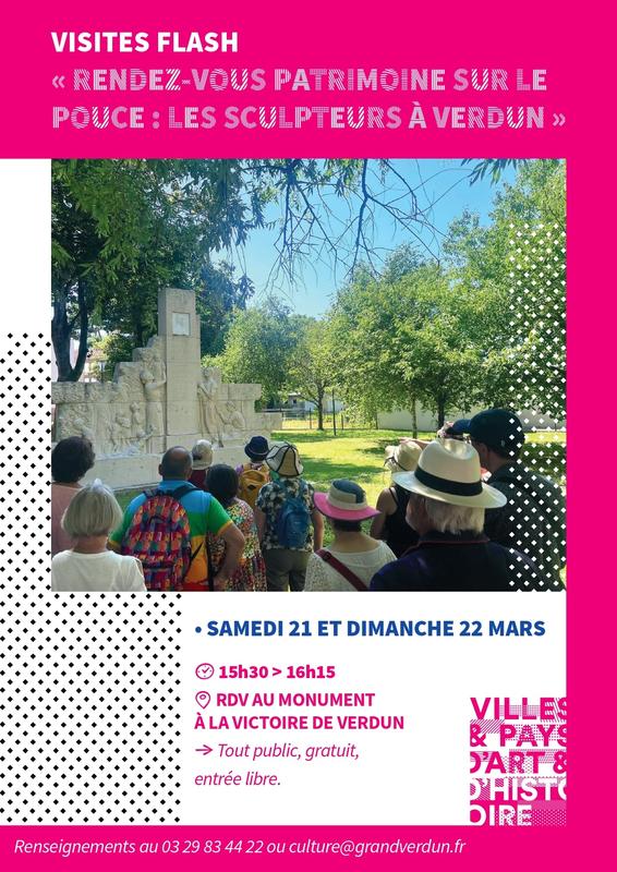 Rendez-vous patrimoine sur le pouce : les sculpteurs à Verdun