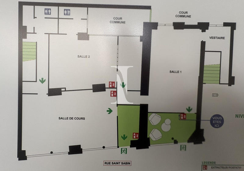 Bureau - 180 m² - 5 pièces