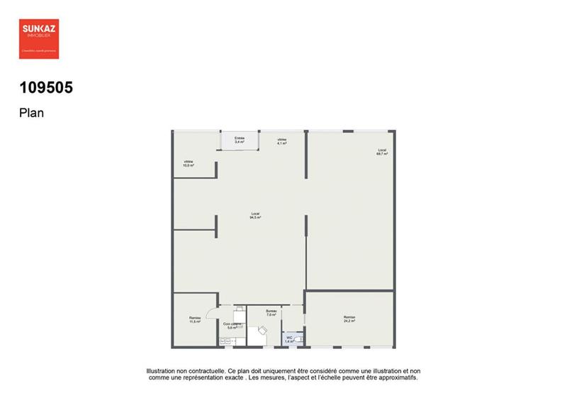 Local commercial - 133 m²