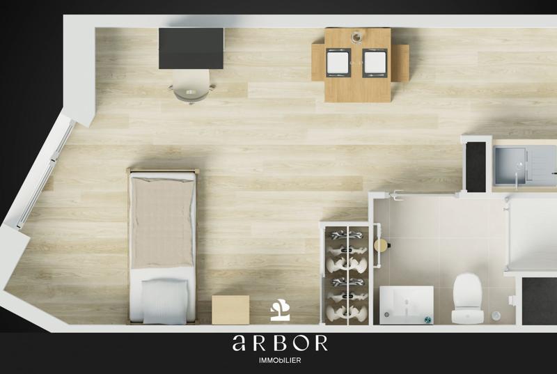 Appartement - 24 m² - 1 pièce