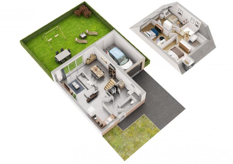 Maison - 82 m² - 4 pièces