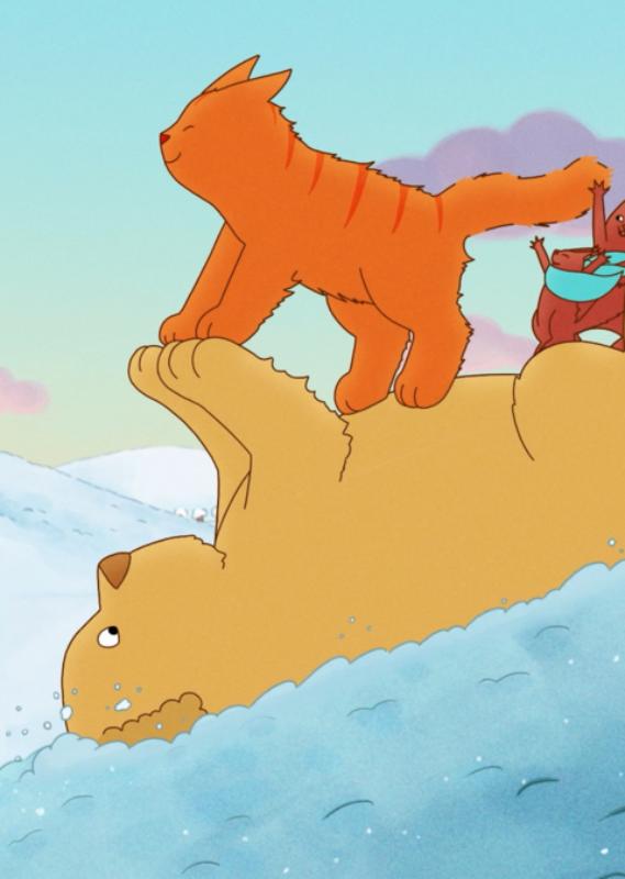 Ciné-goûter : le merveilleux hiver de Tom le chat