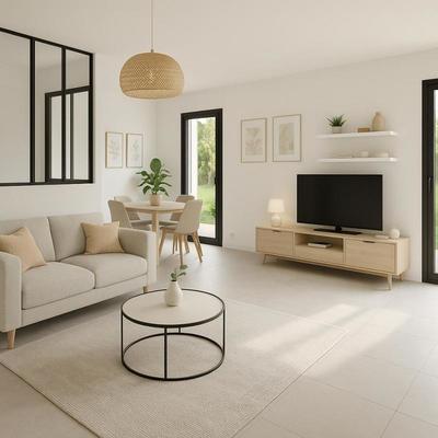 Maison - 90 m² - 4 pièces