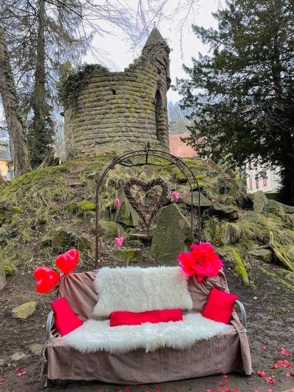Le banc de la St Valentin