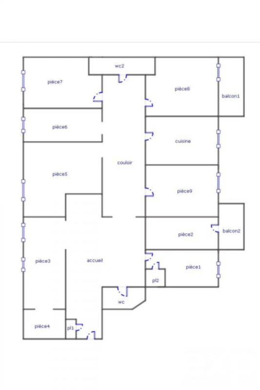 Bureau - 122 m² - 6 pièces