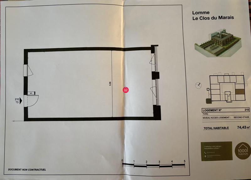 Loft - 73 m² - 1 pièce