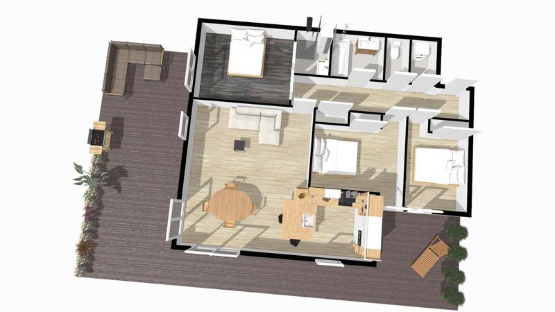 Appartement - 87 m² - 4 pièces