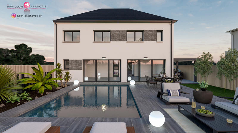 Maison - 140 m² - 6 pièces