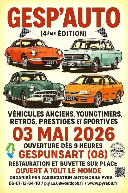 Rassemblement automobile gesp'auto - 4ème édition
