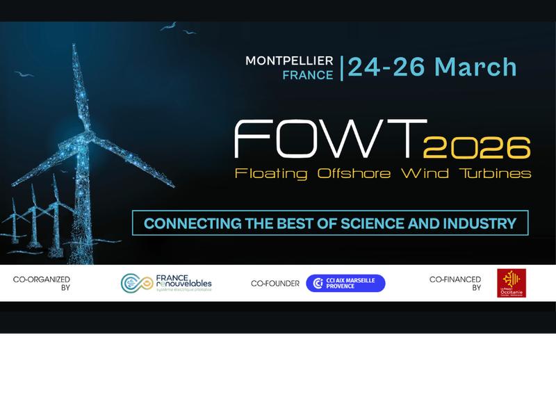Fowt 2026 - Forum International de l’Éolien Flottant en Mer